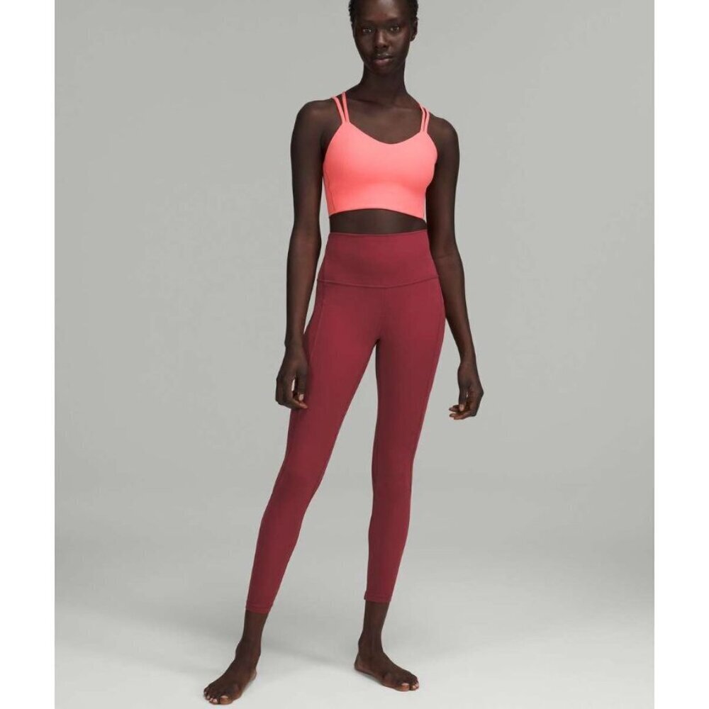 Lululemon Align High-Rise Pant with Pockets 25" Mulled Wine Size 2